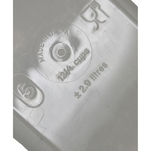 Vtg Tupperware Modular Mates #1615-2 11" Tall Oval Container W/ Lid 12 1/4 Cup - Picture 11 of 13